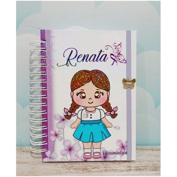 Agenda Personalizada Fibromialgia Menina
