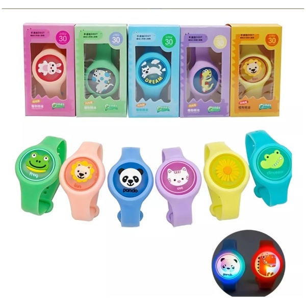 Relógio Repelente Infantil Anti Mosquito