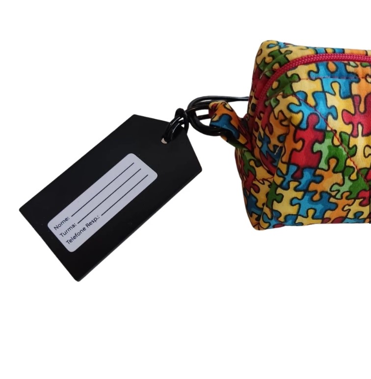 2 Kit Escolar Autista Estojo + Tag - Etiqueta – Autismo